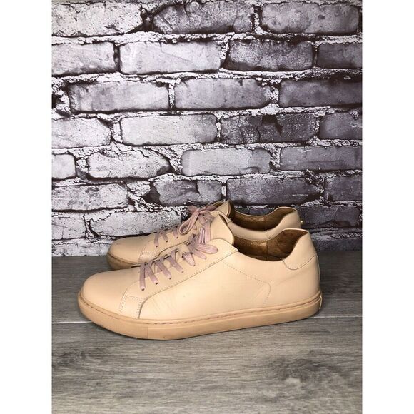 Romero And Mcpaul Dusty Pink Leather Lace Up Portugal Shoes Men’s Sz 45EU/12M US - Picture 9 of 16